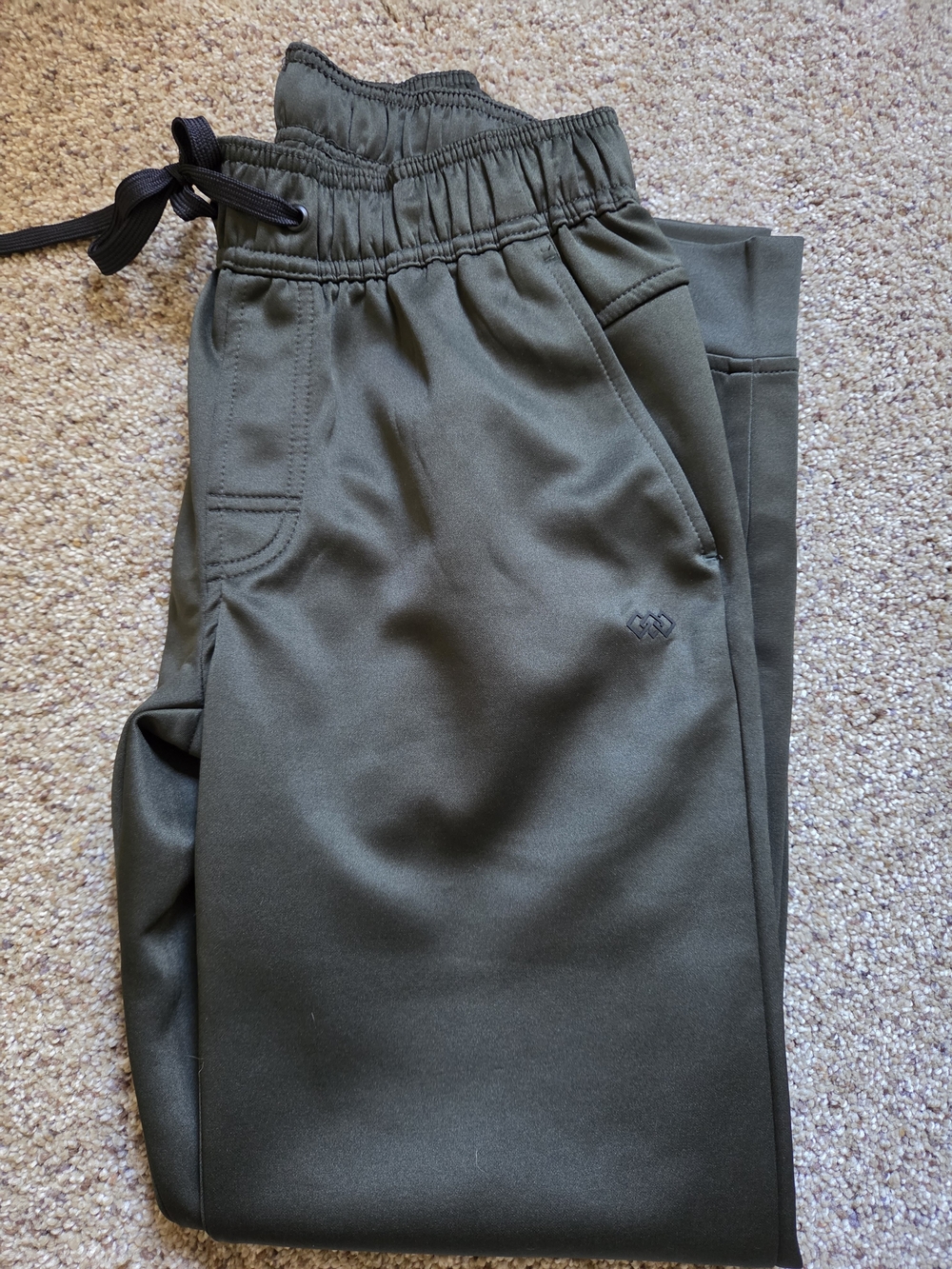 Olive Green Track Joggers - Women's Comfortable Active Pants